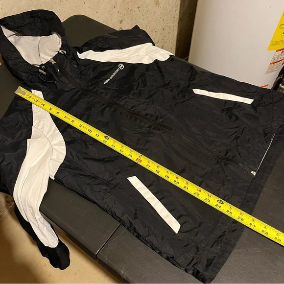 Free Country Radiance Women’s Black White Jacket Size M Rain Performance Hooded - Picture 7 of 7